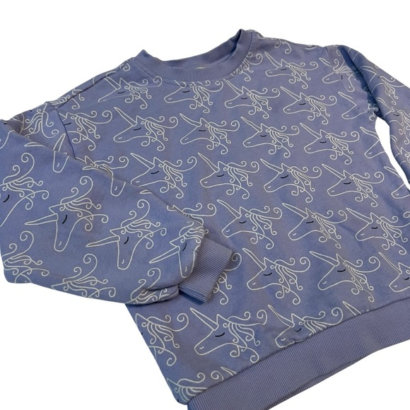 Hanna Andersson Other - Hanna Andersson Print Balloon Sleeve French Terry Sweatshirt Size 120 6/7